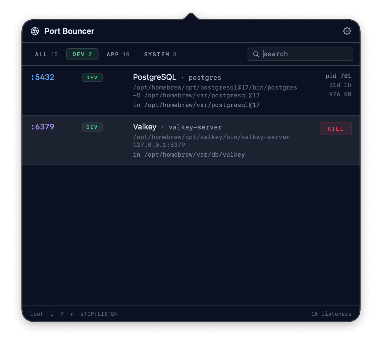 Port Bouncer screenshot 2